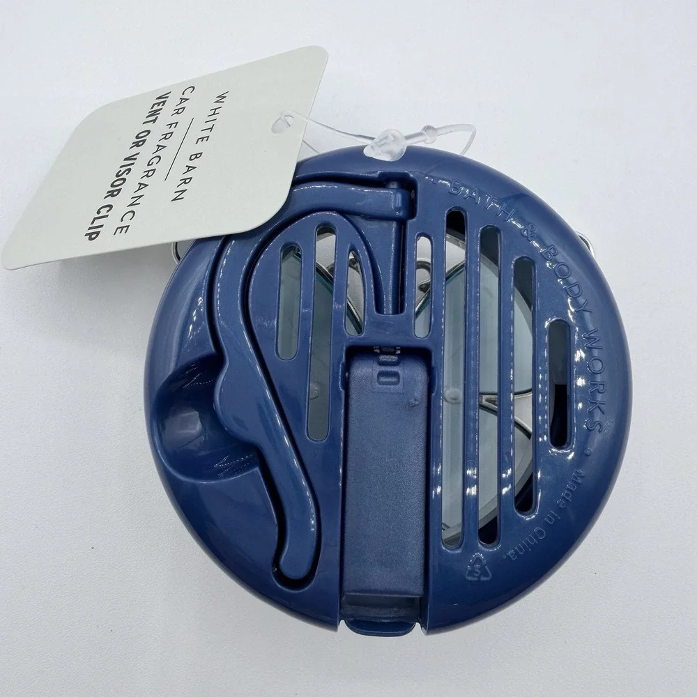 Bath & Body Works Blue Butterfly Scentportable Car Fragrance‎ Vent Visor Clip